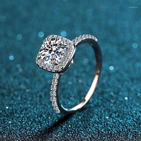 Luxury Zircon Silver Ring