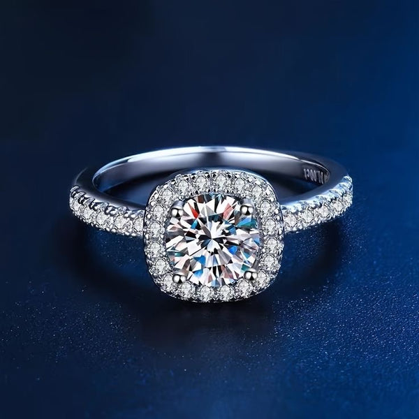 Luxury Zircon Silver Ring