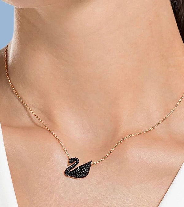 Korean Swan Charm Necklace